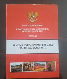 PERATURAN BUPATI GUNUNGKIDUL NOMOR 57 TAHUN 2018